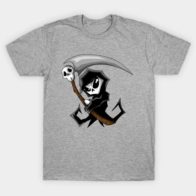 Little Reaper Mini Monster T T-Shirt by DarkArtsStudios